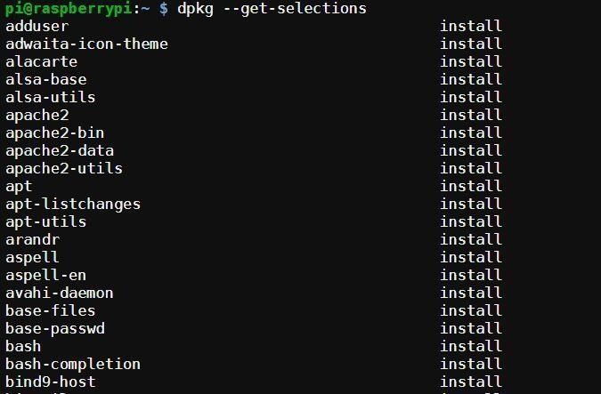 Obtener lista de programas instalados en Linux