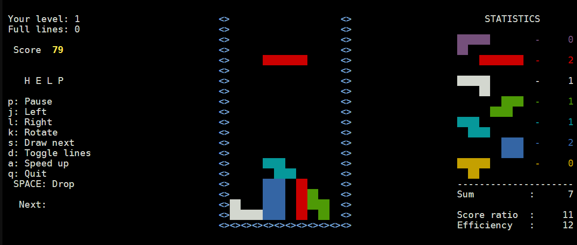 Jugar al Tetris desde el terminal de Linux