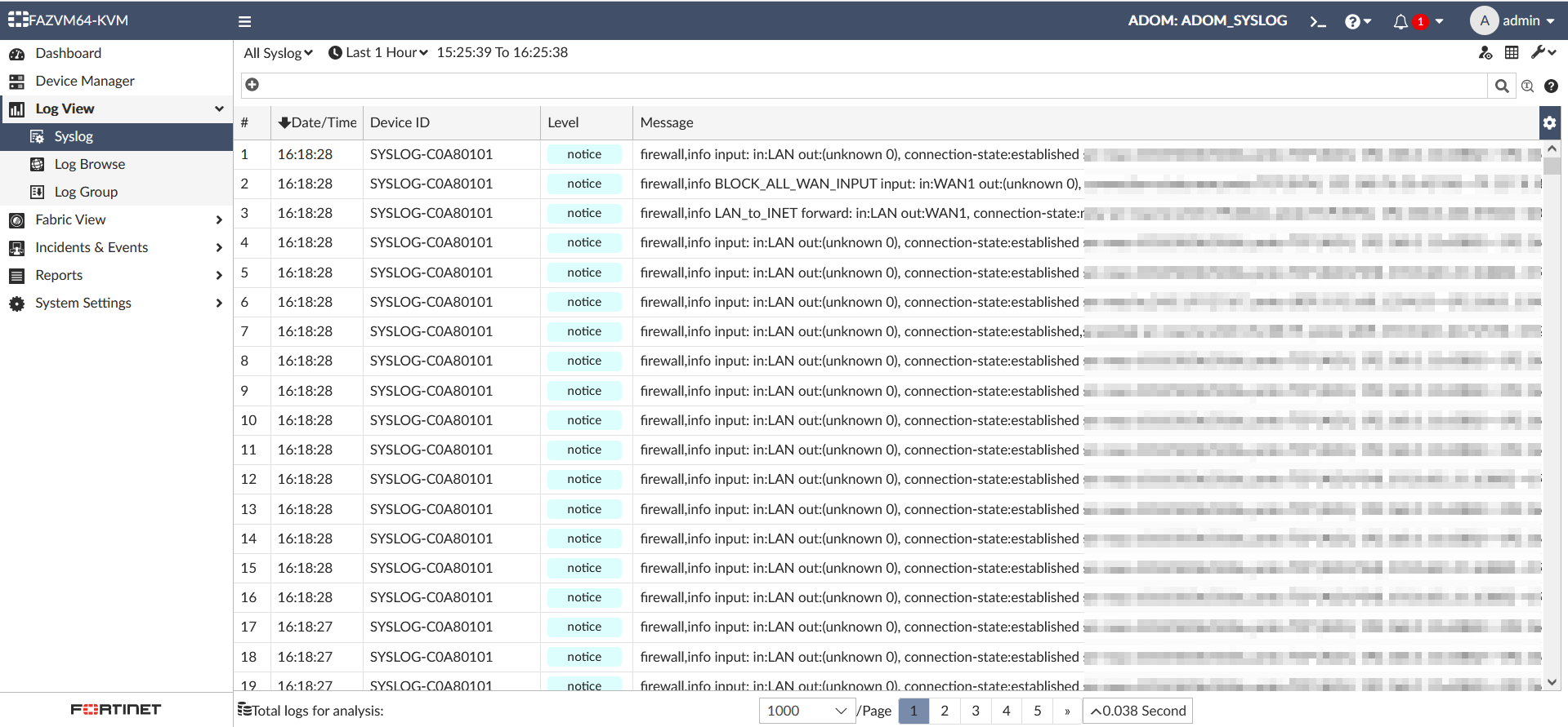 Utilizar FortiAnalyzer como Syslog para Third-Party