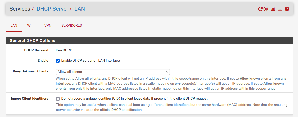 Guía Completa para Configurar un Servidor DHCP en pfSense