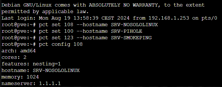 Modificar el Nombre de un Contenedor LXC en Proxmox