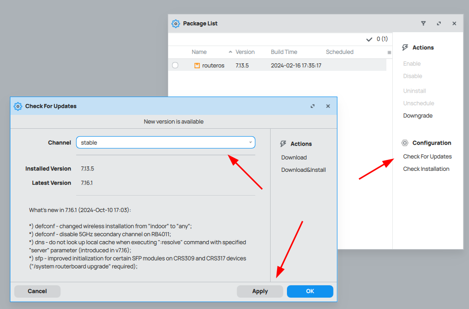 Cómo Actualizar un MikroTik Paso a Paso