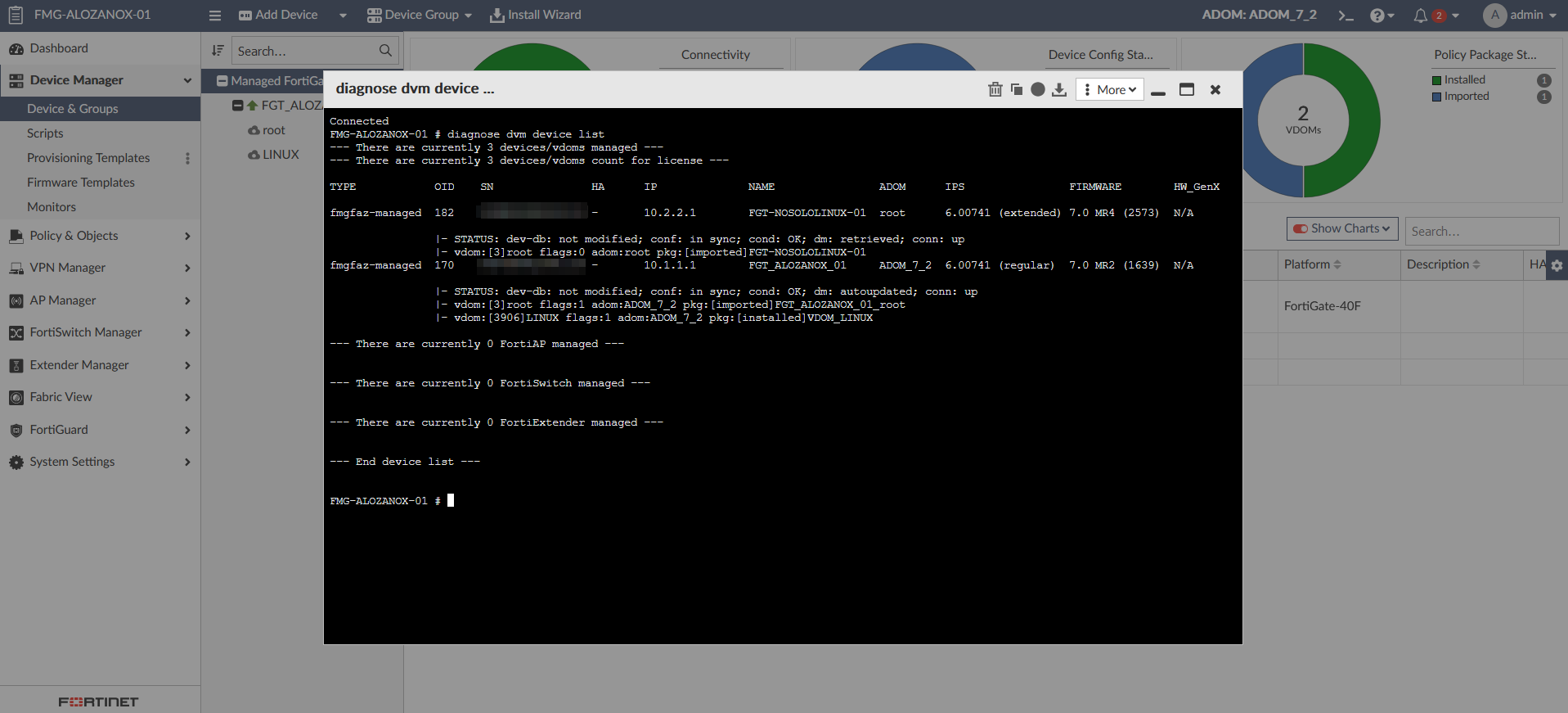 Reemplazar/Sustituir un Firewall FortiGate en FortiManager