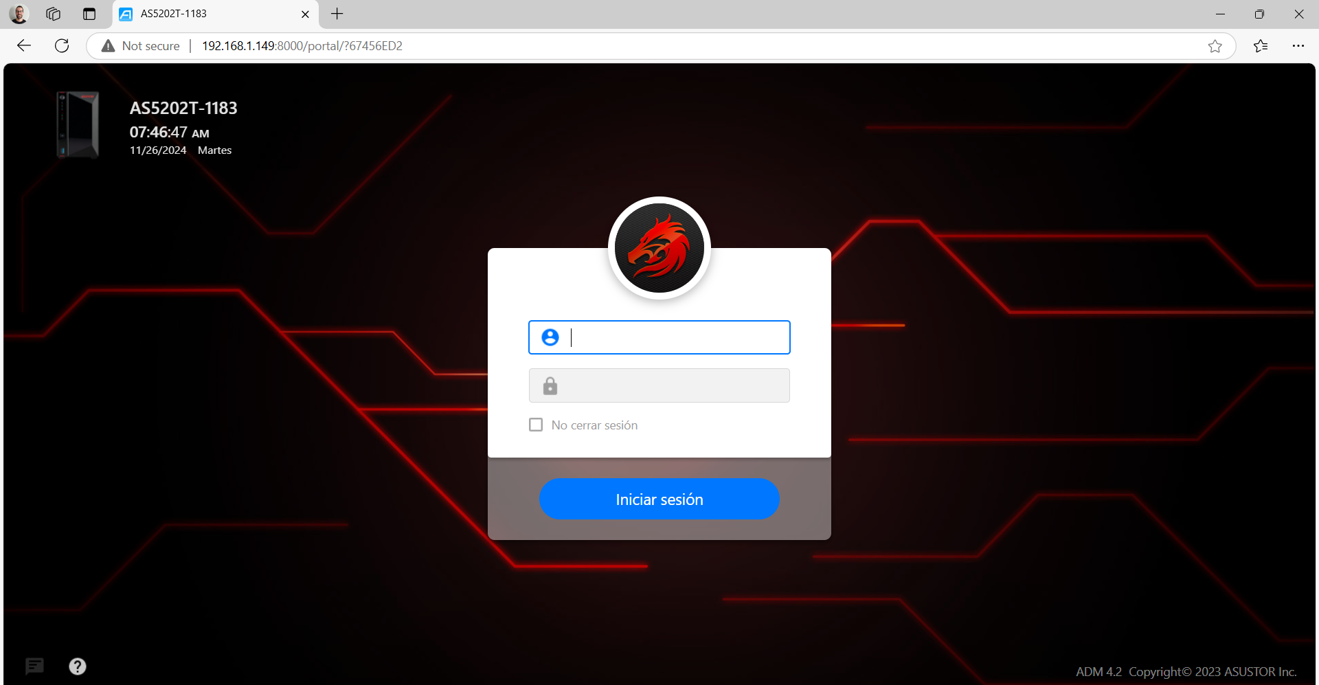 NAS ASUSTOR AS5202T – Guía de Primeros Pasos