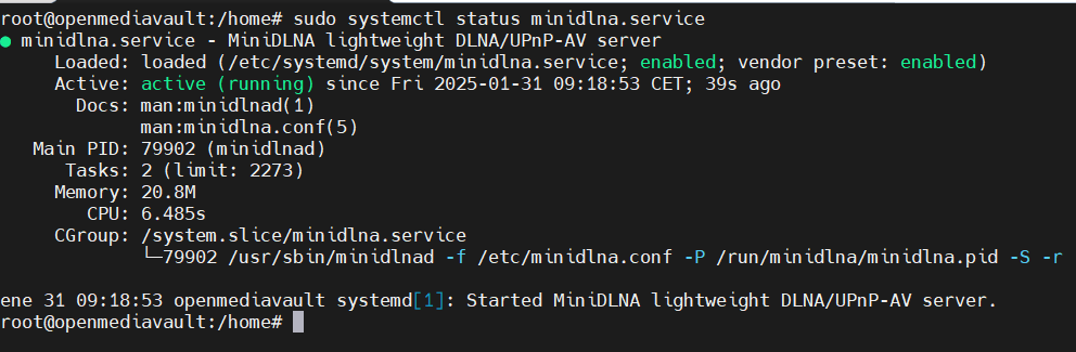 Instalación y configuración de Minidlna en Linux