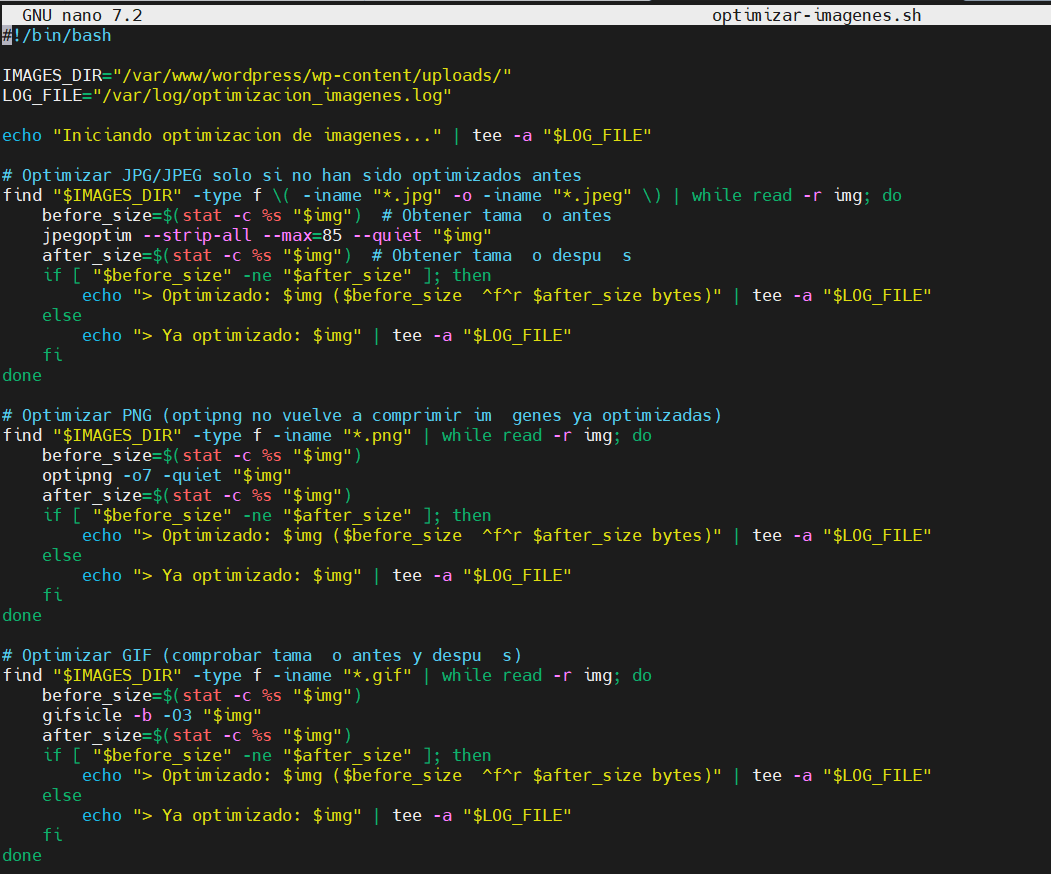 Optimiza Imágenes en WordPress desde la Terminal sin Plugins