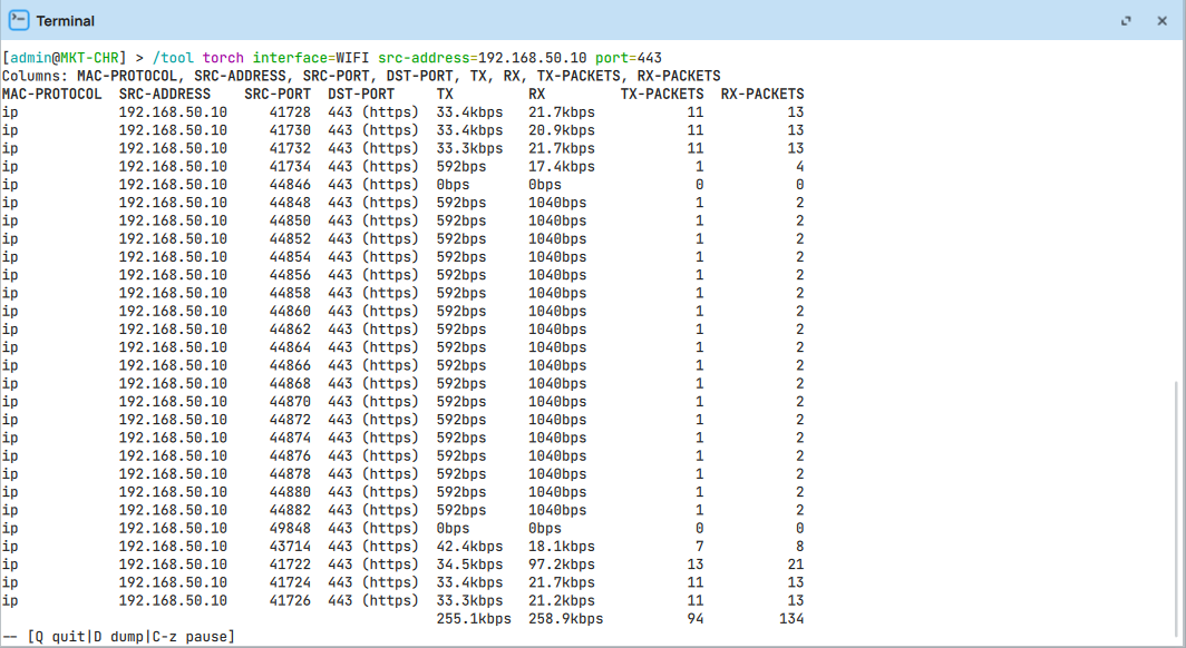 Monitoriza tu Red: Cómo Usar Torch en MikroTik