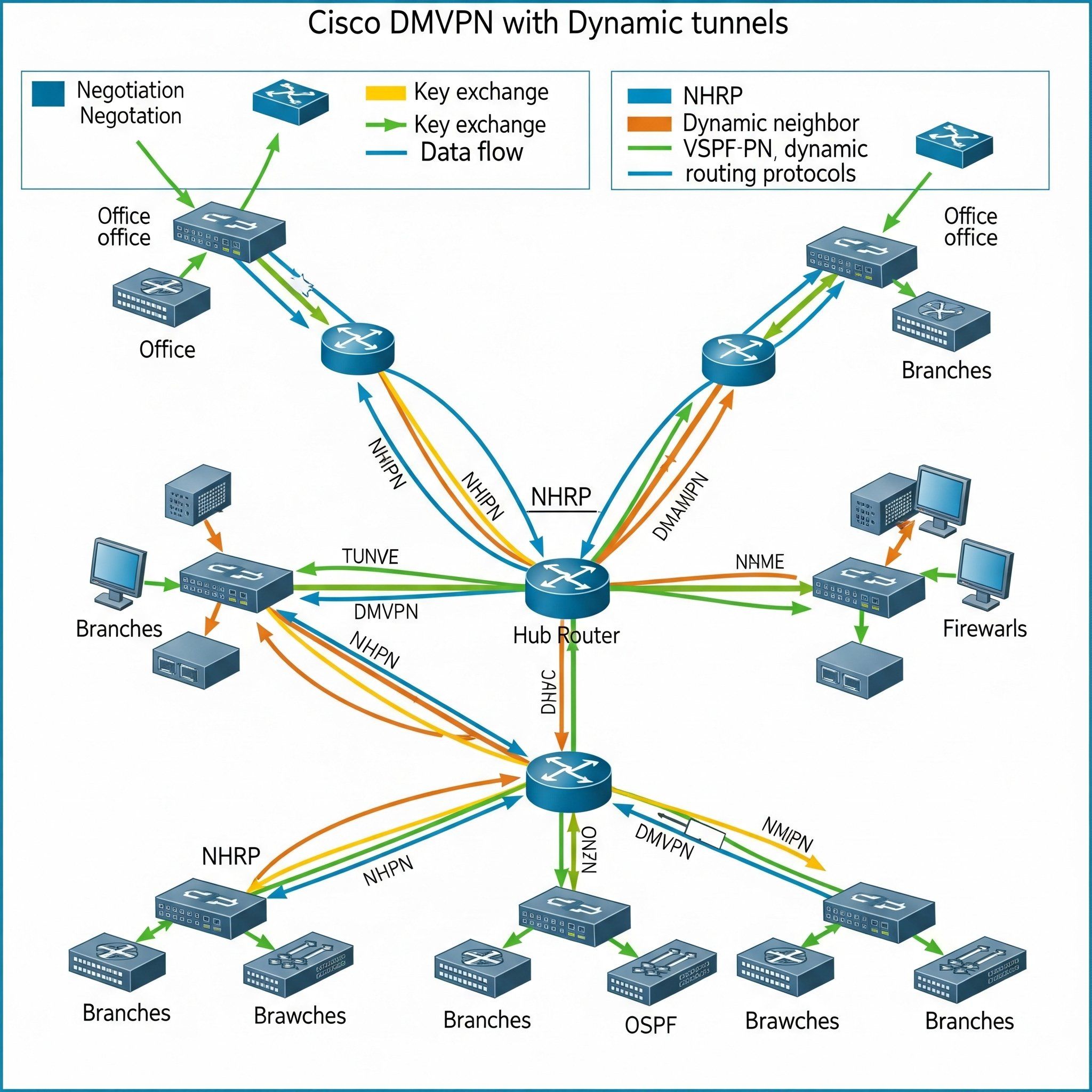 DMVPN en Cisco: túneles dinámicos en entornos reales
