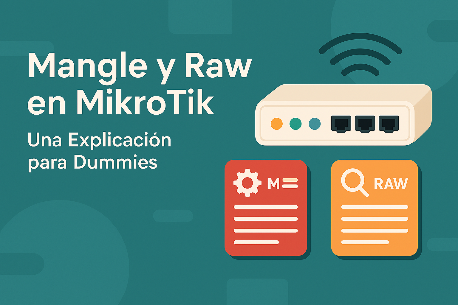 Mangle y Raw en MikroTik: Qué son, cómo funcionan y ejemplos prácticos