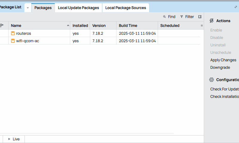 Cómo hacer downgrade en MikroTik RouterOS paso a paso (Winbox y CLI)
