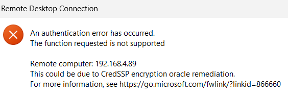 Cómo solucionar el error RDP CredSSP en Windows 11 con reg add AllowEncryptionOracle