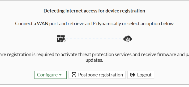 Cómo configurar FortiGate sin registro inicial: Guía de FortiOS 7.4.10